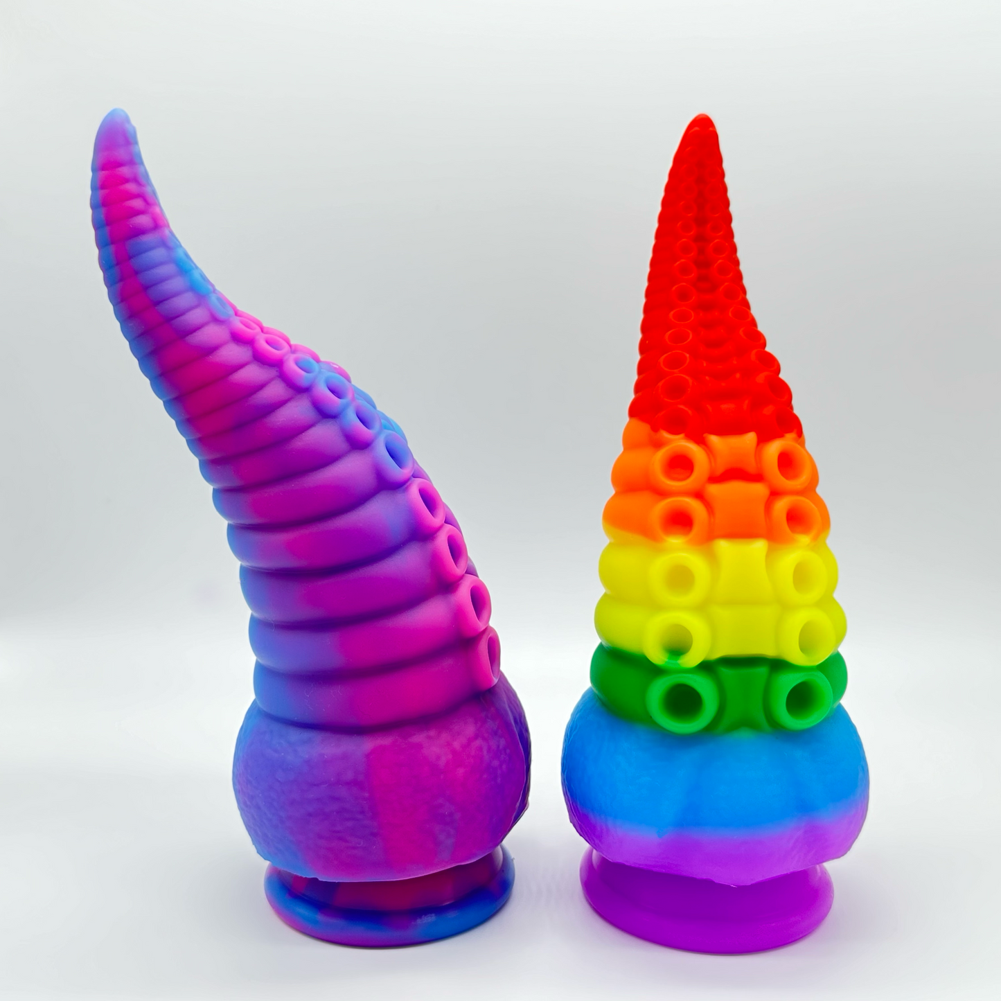Multicoloured Tentacle Dildo with Suction Cup Base