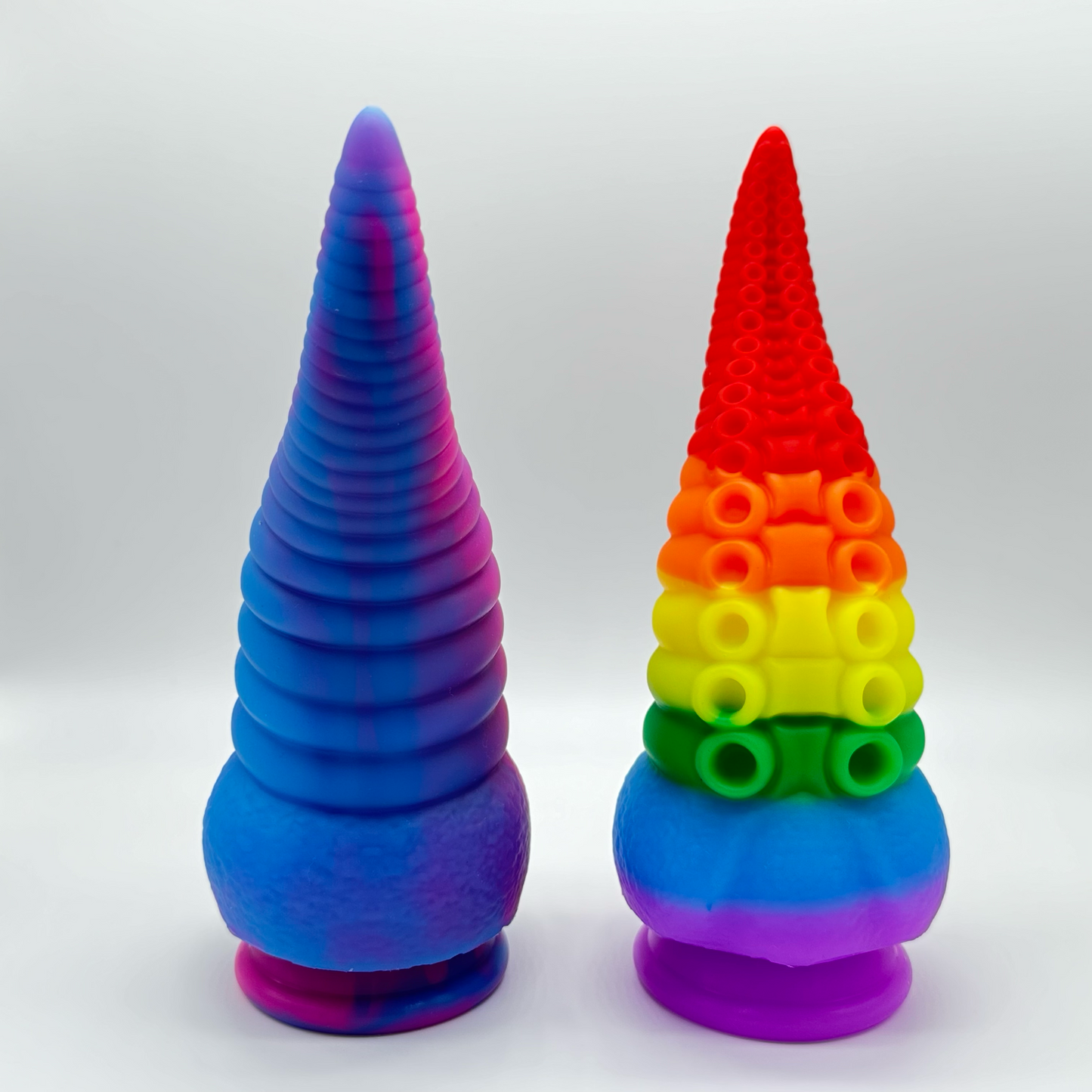Multicoloured Tentacle Dildo with Suction Cup Base