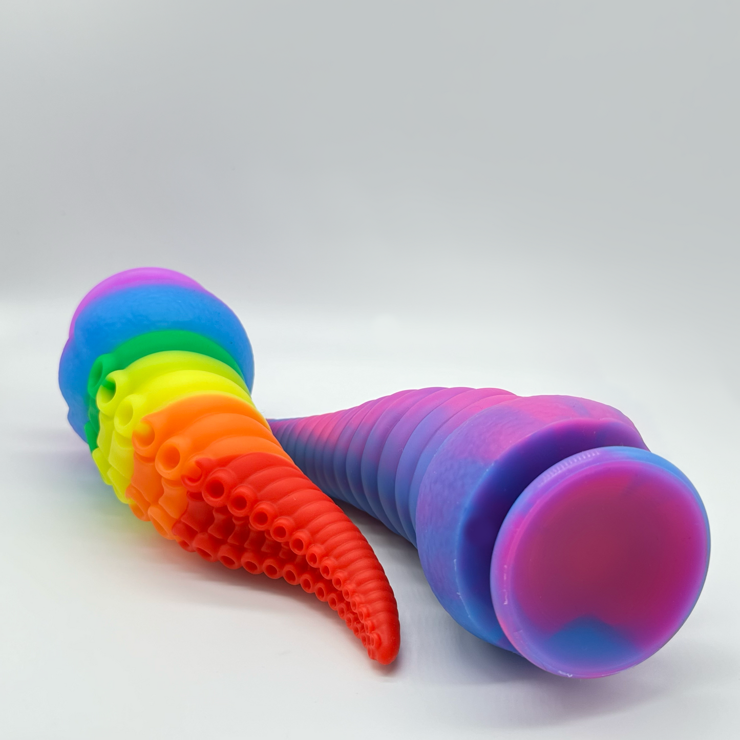 Multicoloured Tentacle Dildo with Suction Cup Base