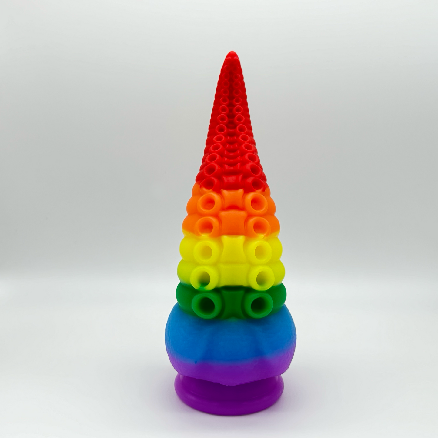 Multicoloured Tentacle Dildo with Suction Cup Base