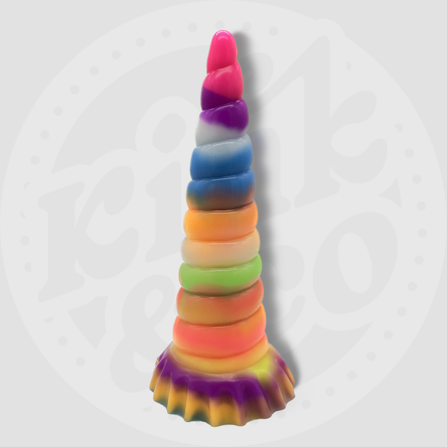 Fantasy Silicone Glow-in-the-Dark Unicorn Dildo with Suction Cup Base