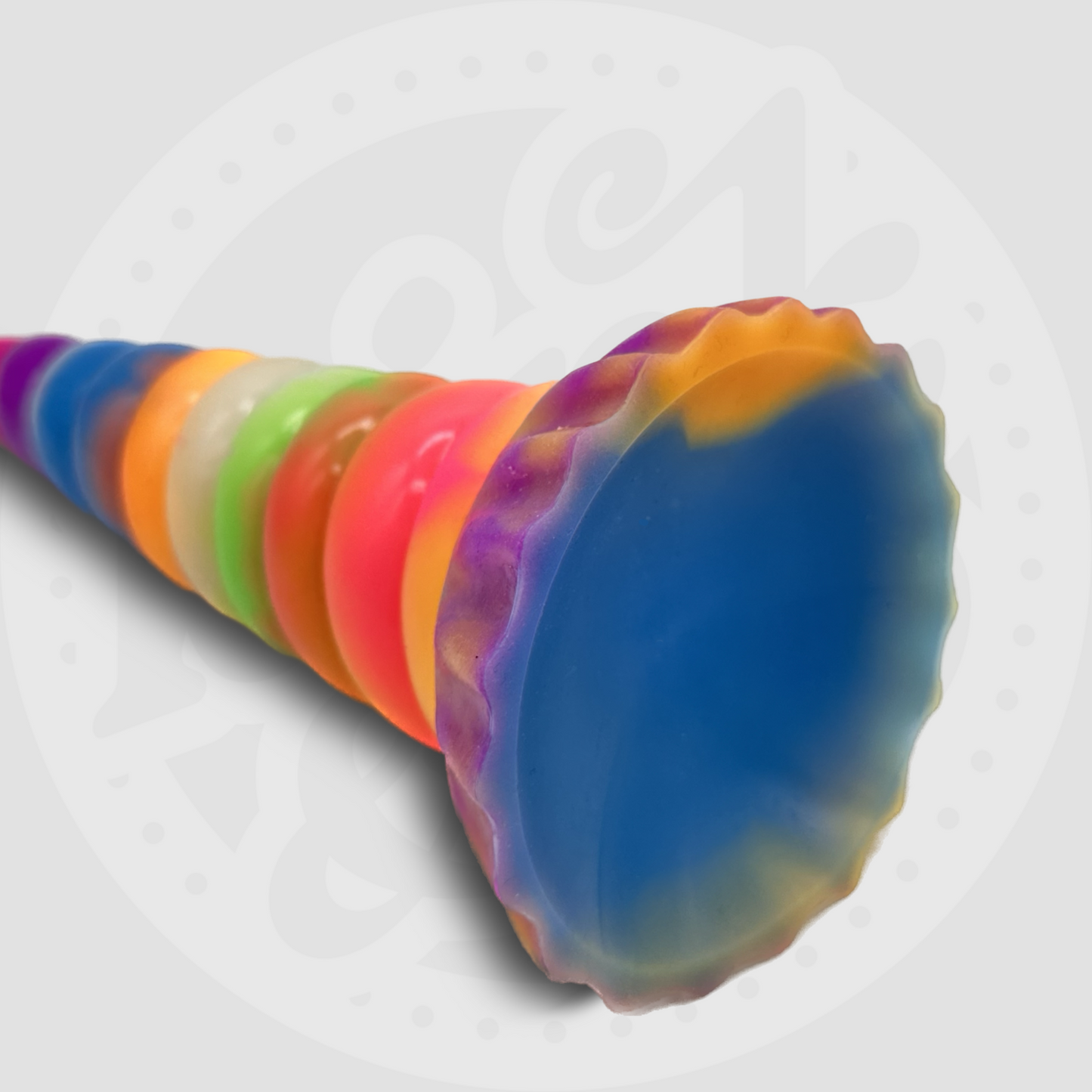 Fantasy Silicone Glow-in-the-Dark Unicorn Dildo with Suction Cup Base