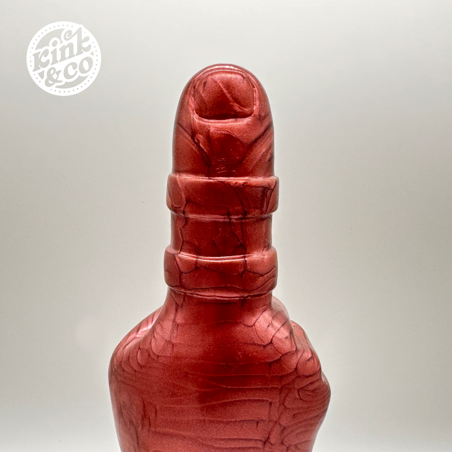 Big Finger Silicone Fist Dildo with Suction Cup Base