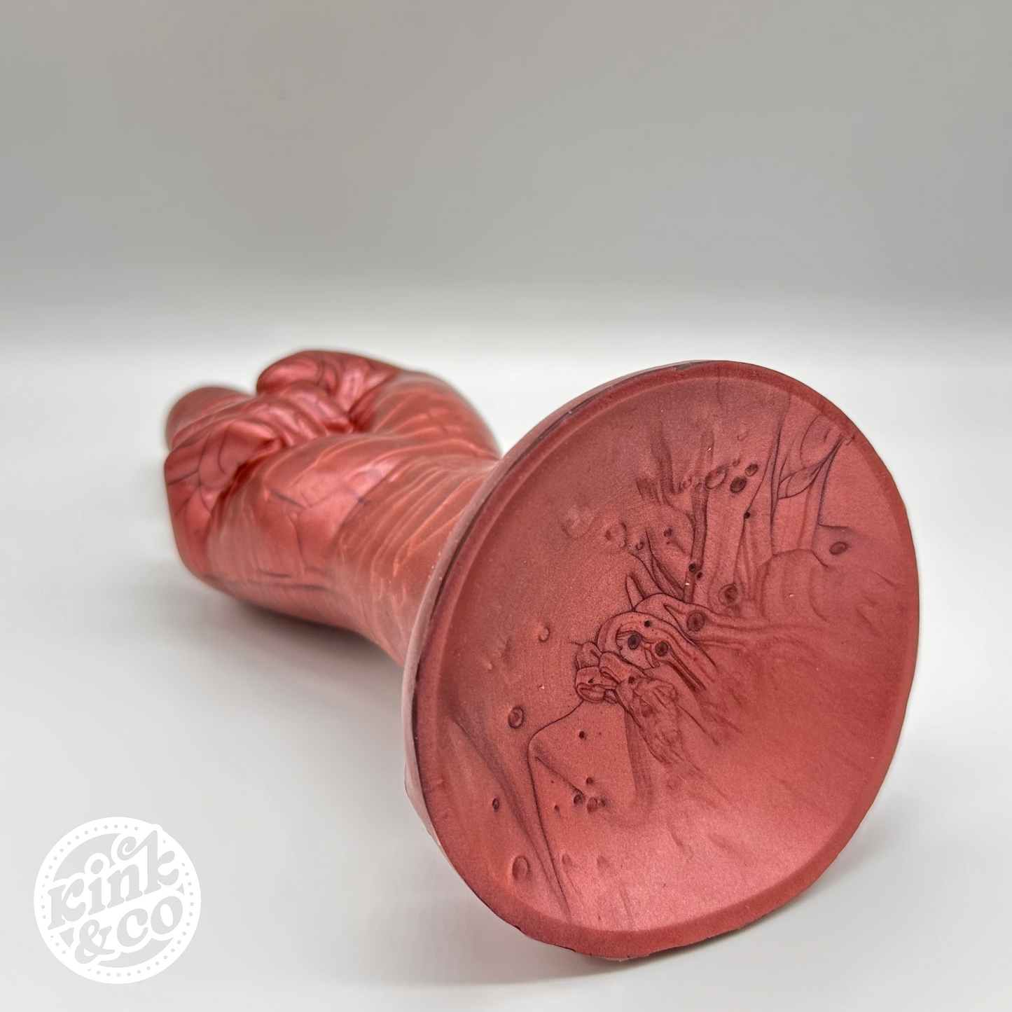 Big Finger Silicone Fist Dildo with Suction Cup Base