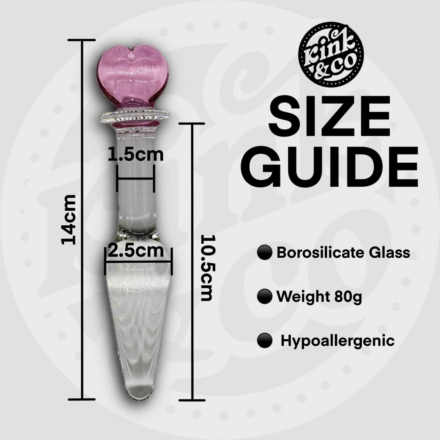 Teardrop Love Heart dildo/butt plug In Blue or Pink