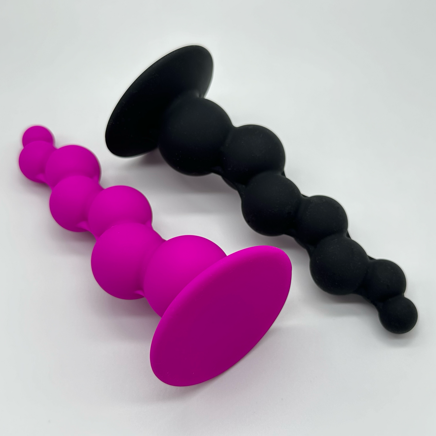 Beaded Dildo with Suction Cup Base
