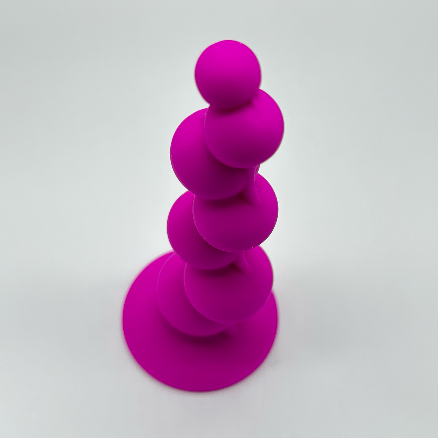 Beaded Dildo with Suction Cup Base