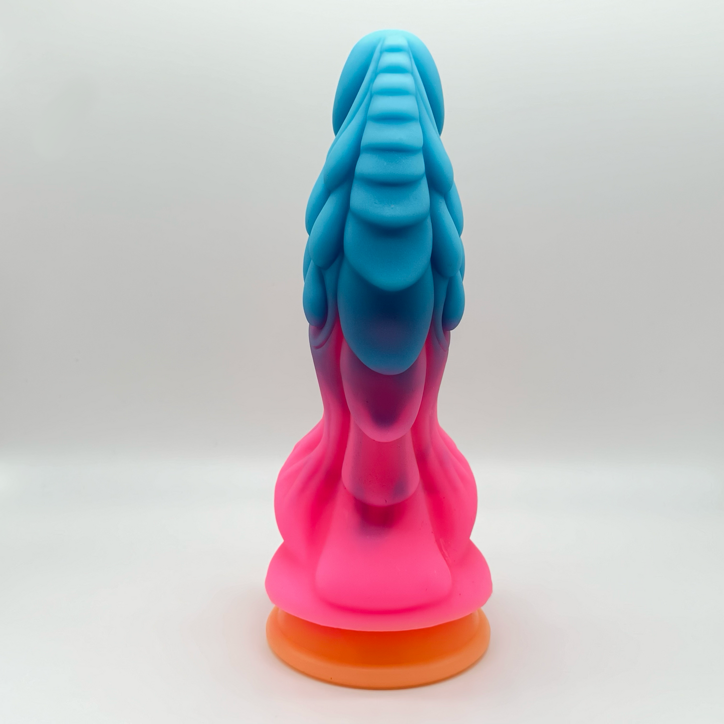 Pastel Paint Drip Dragon Dildo With Suction Cup Base