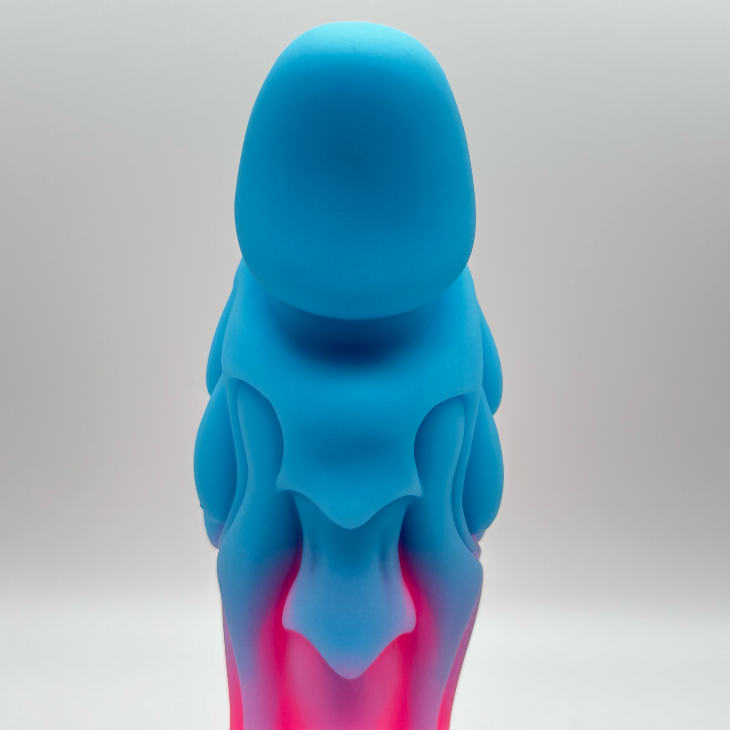 Pastel Paint Drip Dragon Dildo With Suction Cup Base
