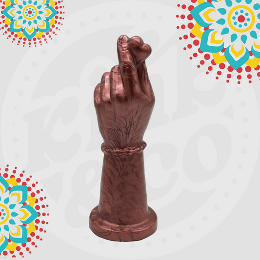 Hand Shaped Silicone Fist Dildo with Suction Cup Base