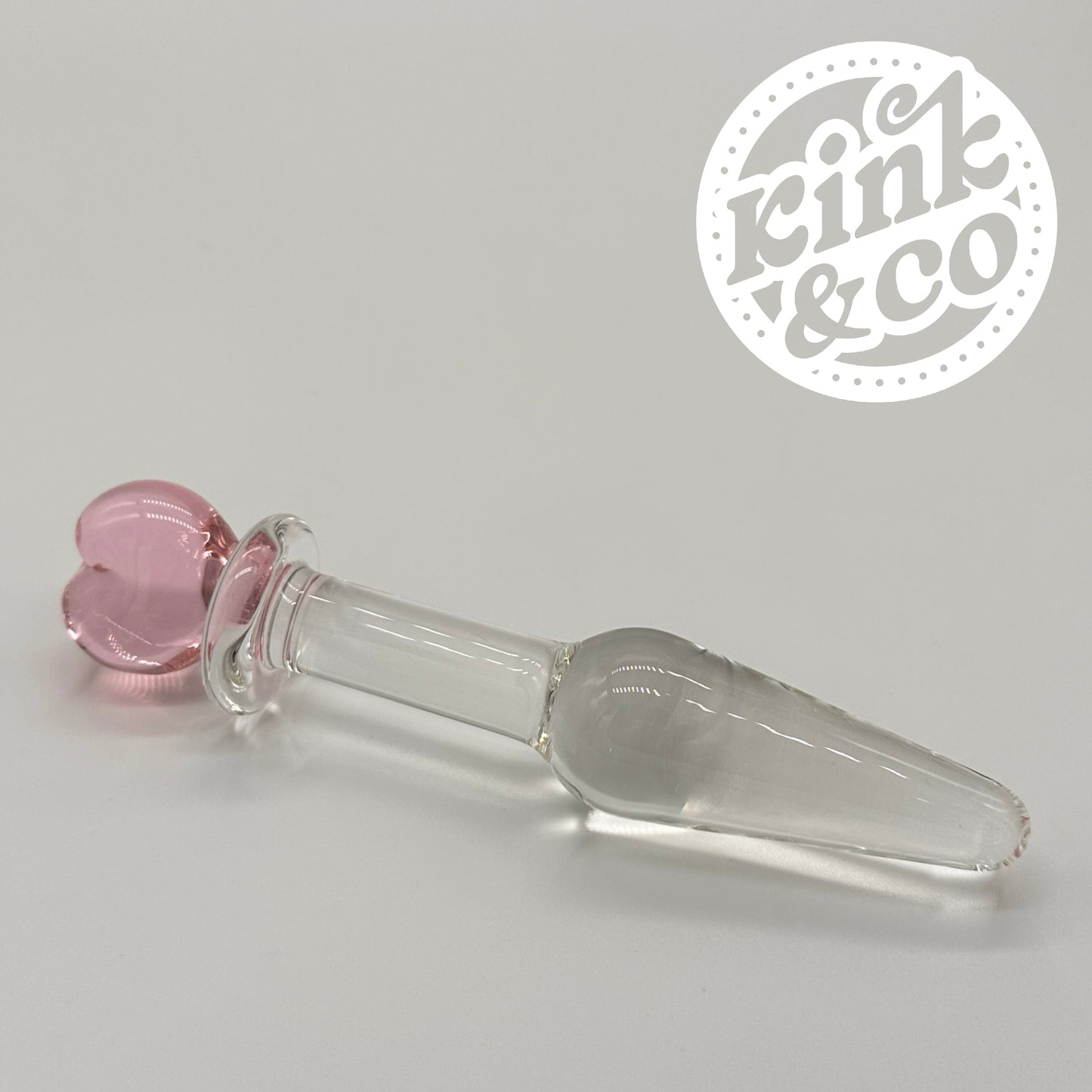 Teardrop Love Heart dildo/butt plug In Blue or Pink